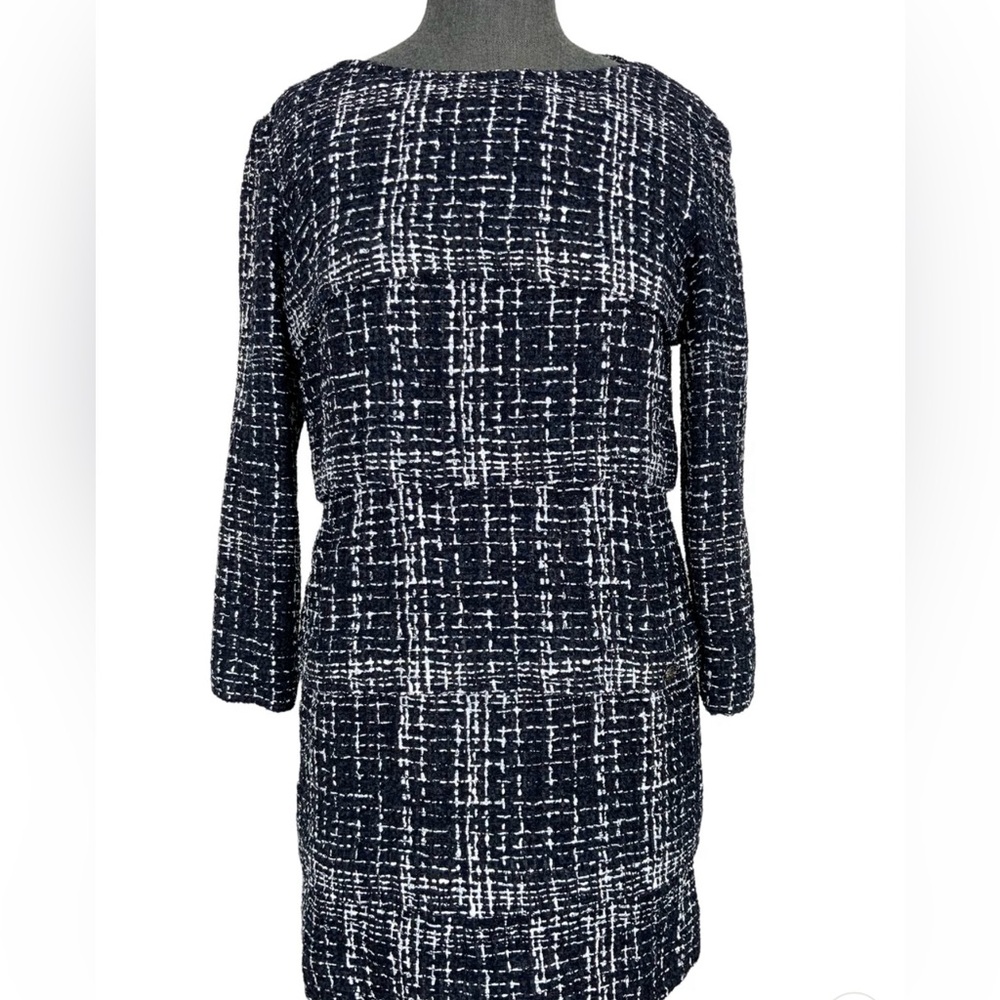 Chanel Tiered Tweed Mini Dress Size M